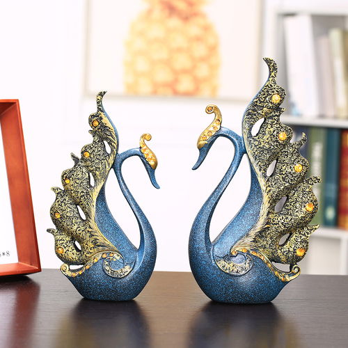 歐式鹿與天鵝 高端創(chuàng)意家居裝飾品，點亮生活的新婚佳禮